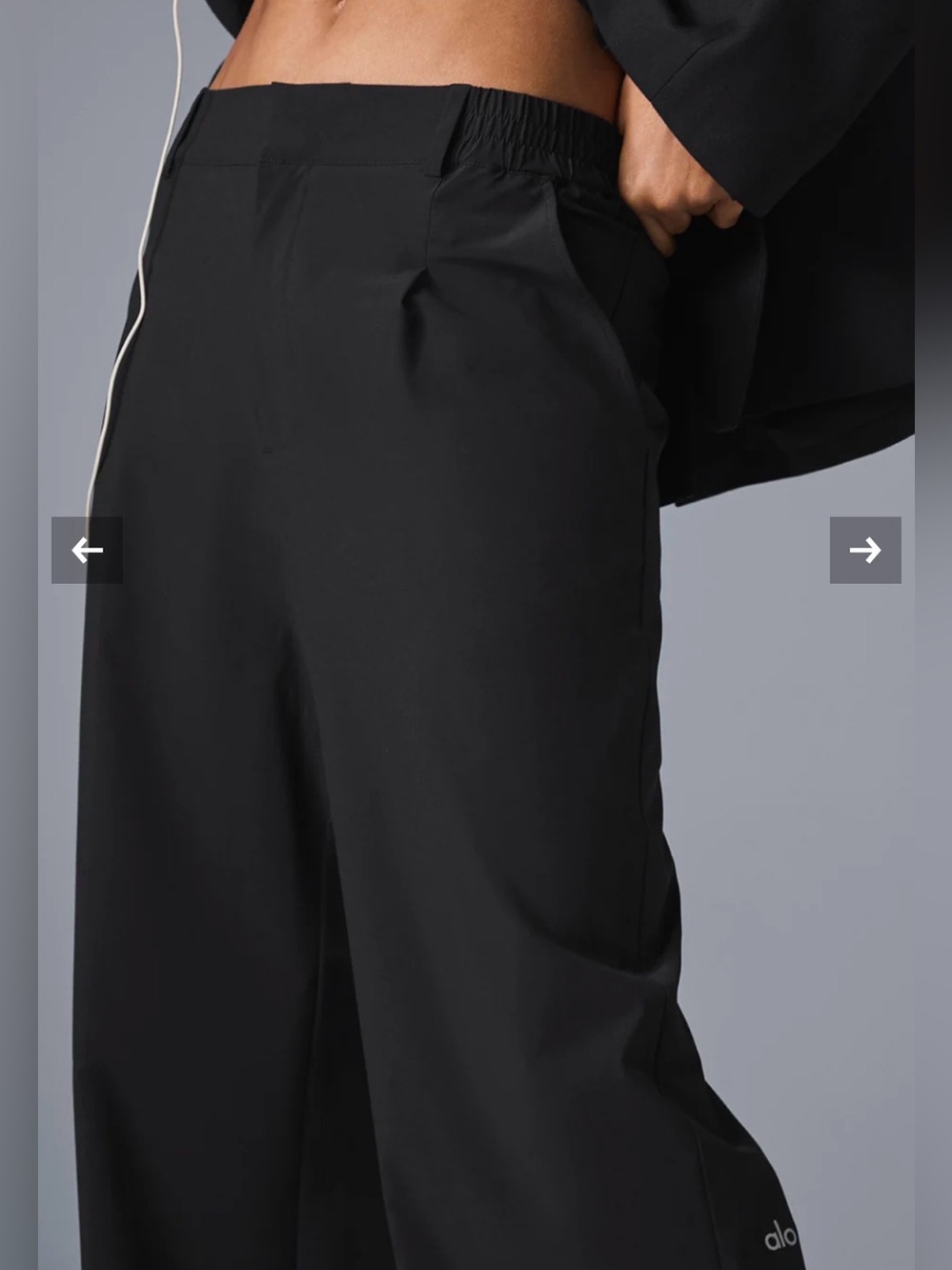 ALO YOGA stretch high-rise trousers - Picture 2 of 7